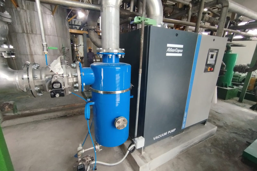 commissioning vacuum pump